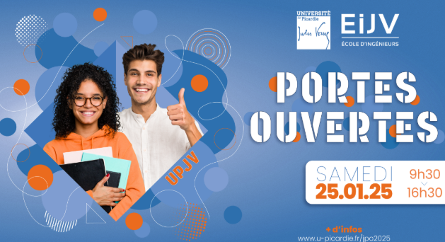 Portes Ouvertes 2025,  le samedi 25 janvier 2025, de 9h30 à 16h30