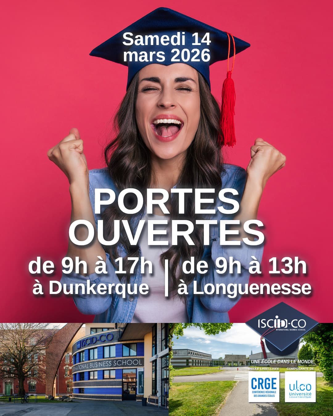Portes Ouvertes le samedi 14 mars 2026