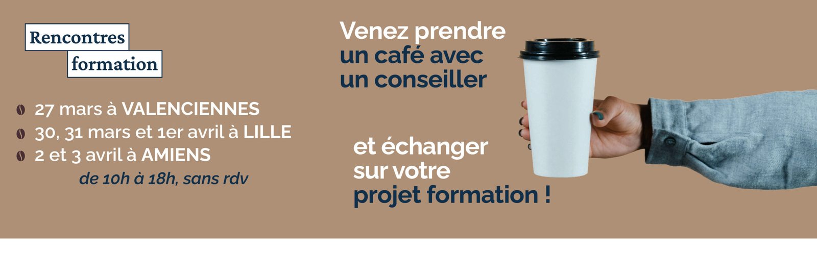 Rencontres formation « un café avec un conseiller »