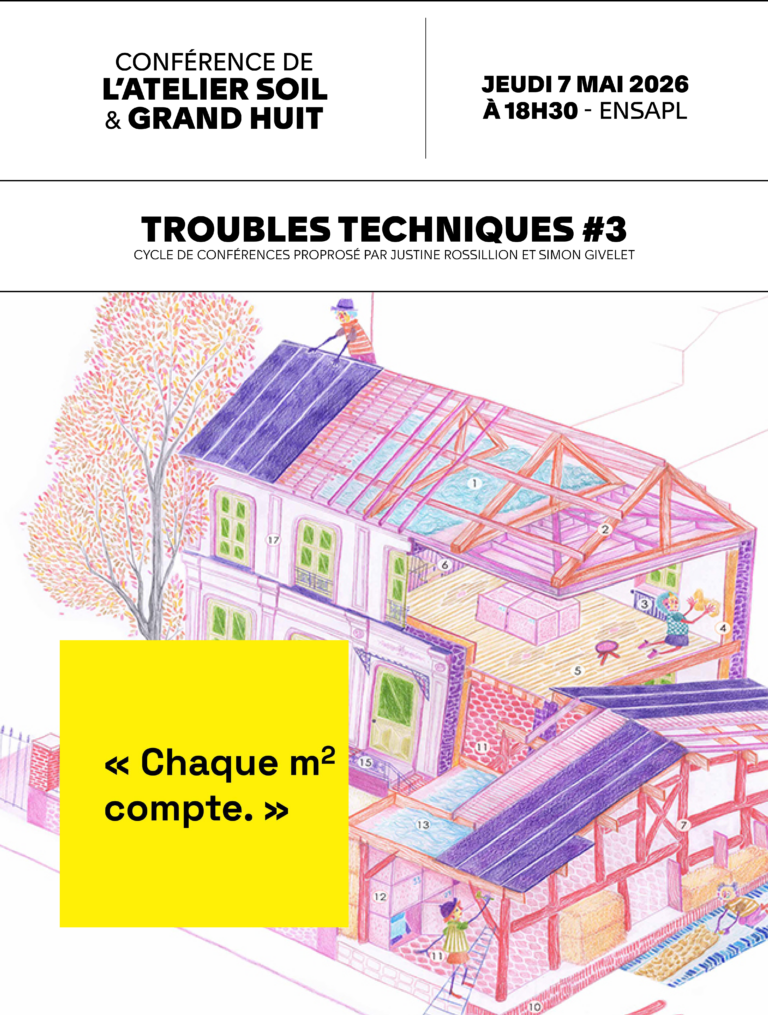 Conférence de l’Atelier Soil & de Grand Huit – Jeudi 7 mai 2026