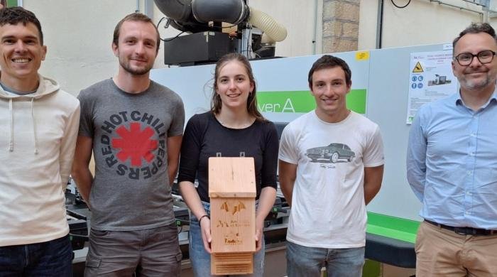 Natura 2000 : des gîtes à chauves-souris conçus par des étudiants