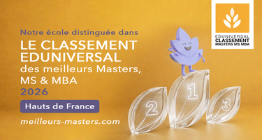 Les Masters de l’ESC Amiens classés dans plusieurs spécialités au niveau régional en 2026