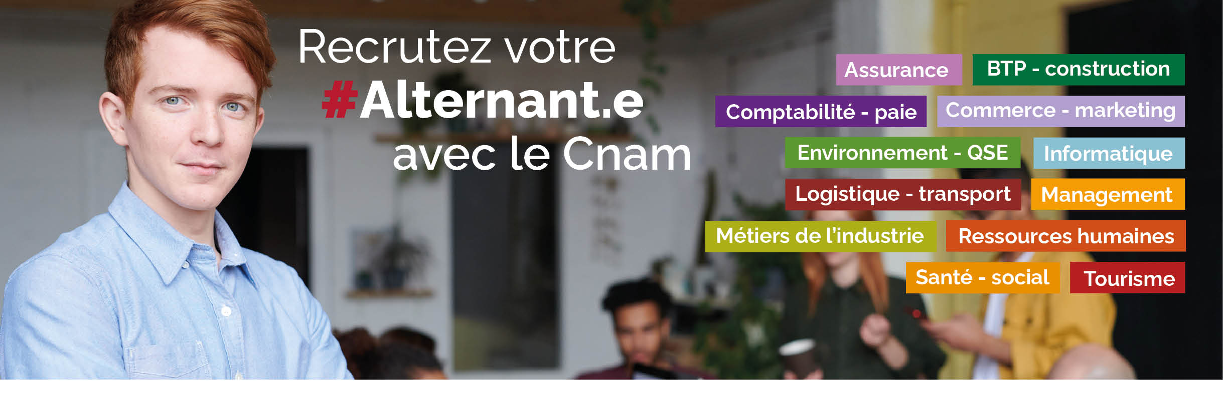 C’est le moment de recruter un alternant avec le Cnam